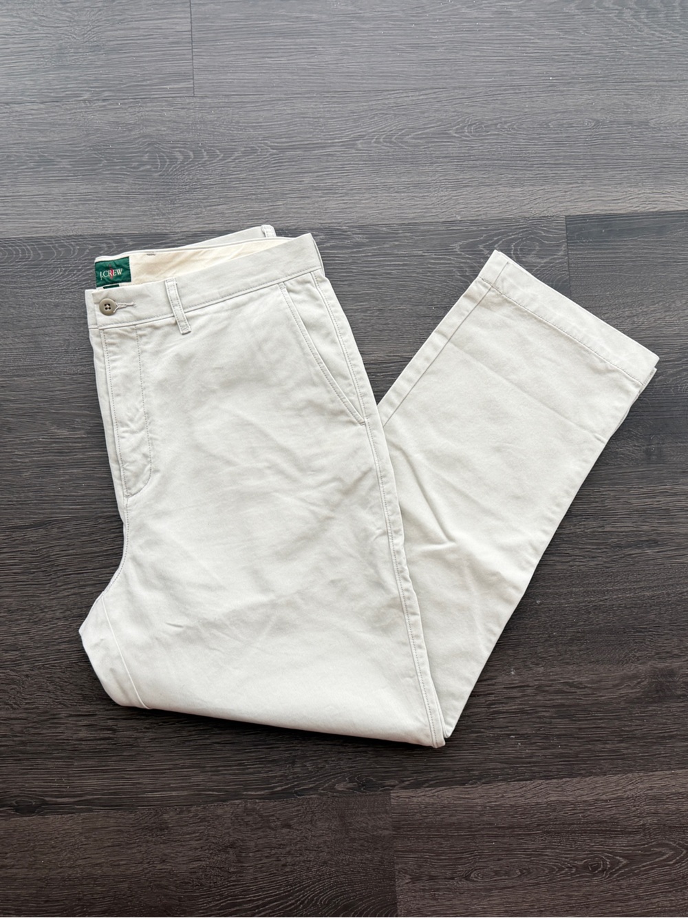 Men's White Casual Pants